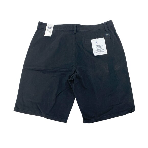 Dockers | Men's Flat Front Short | Casual | Black | Size 36 - Picture 2 of 2